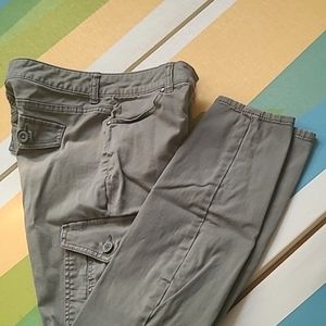 EXPRESS Cargo pants Size 8 Light Military Green